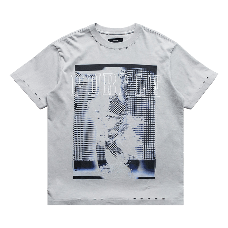 PURPLE BRAND Heavyweight Jersey Short-Sleeve Tee "Grey"