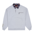 Pleasures Town Polo Sweatshirt "Heather Grey"