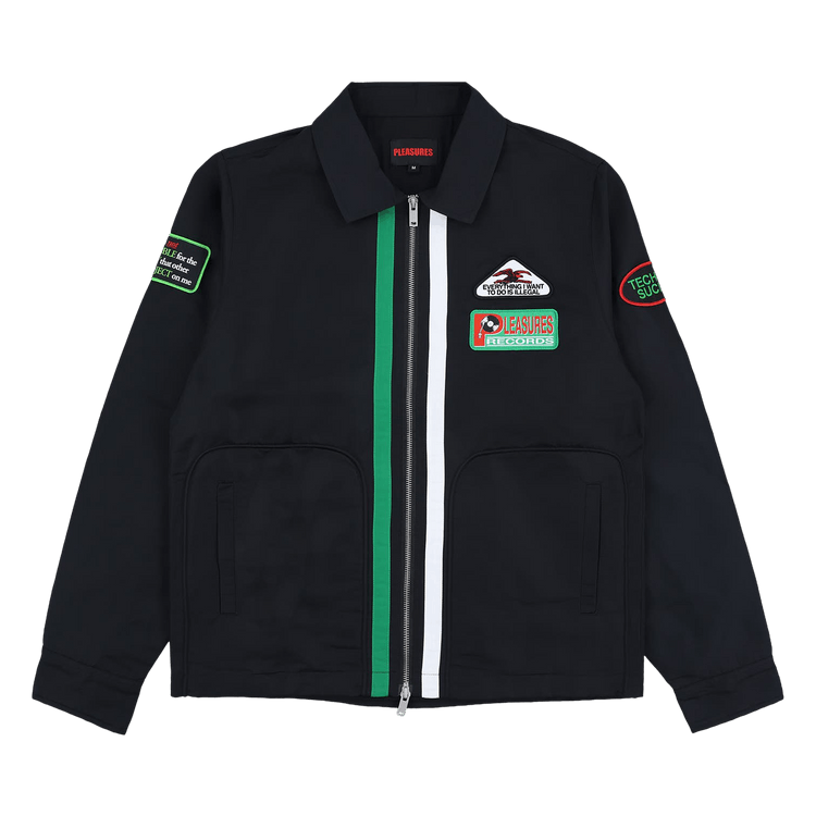Pleasures Records Jacket "Black"