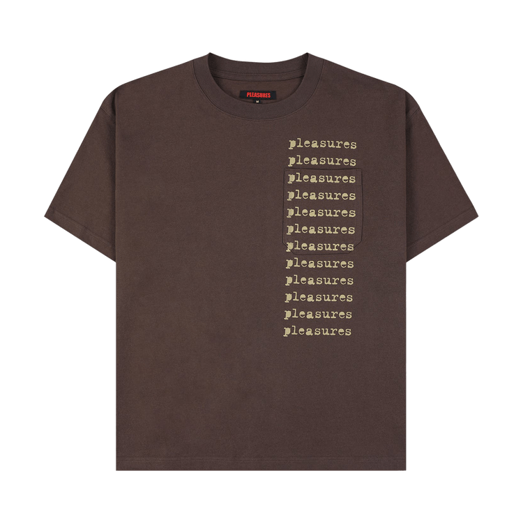Pleasures Slip Heavyweight Pocket Shirt "Brown"