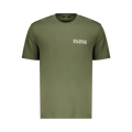 Balmain Double Logo Cotton T-Shirt "Green"