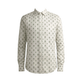 Amiri Peacock Long-Sleeve Shirt "Ivory/Green"
