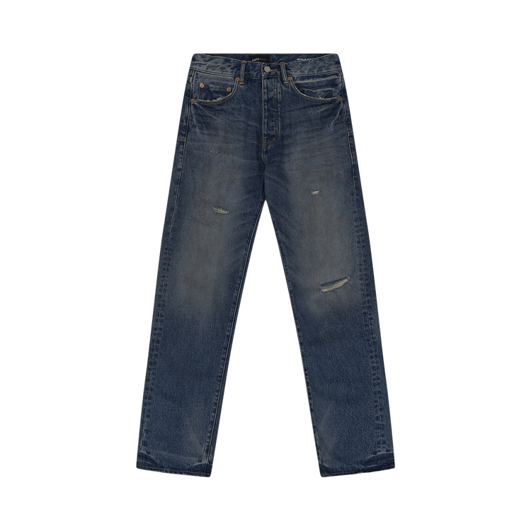 PURPLE BRAND Calcium Powder Distressed Jeans "Blue"