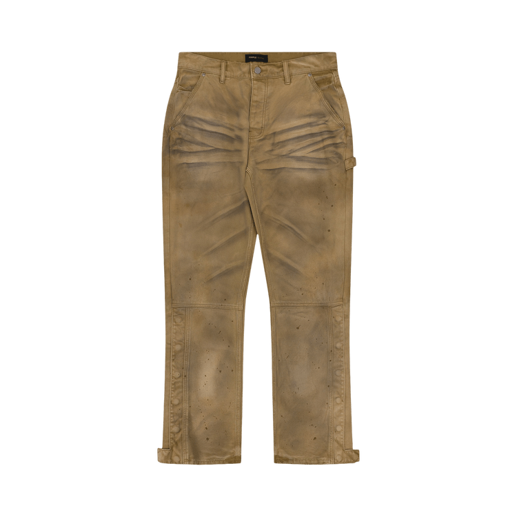 PURPLE BRAND Bentonite Snap Carpenter Pants "Beige"
