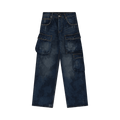 PURPLE BRAND Triple Pocket Cargo "Dark Indigo"