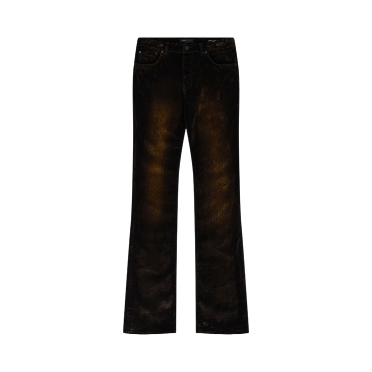 PURPLE BRAND Super Stack Flare Jeans "Brown"