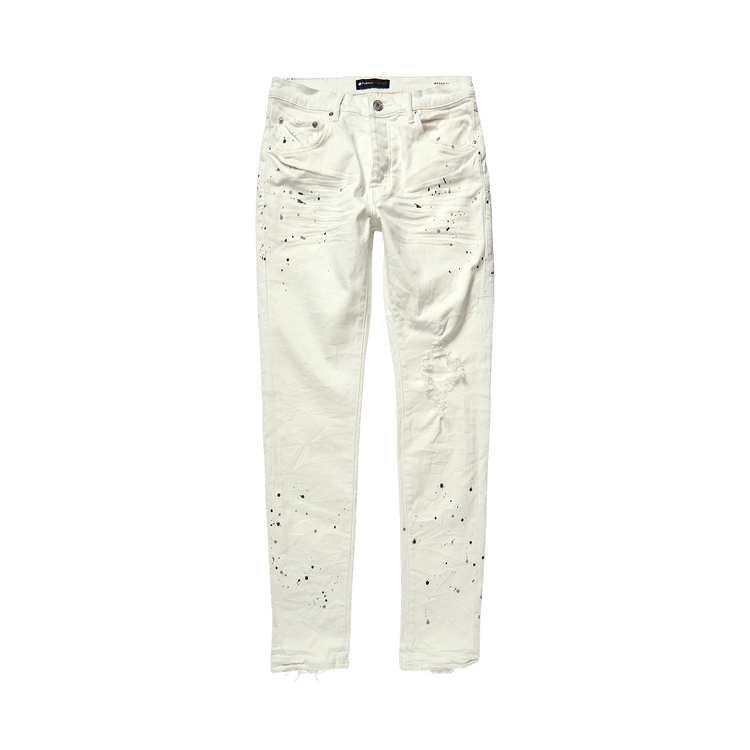 PURPLE BRAND Worn Paint Blowout "White"