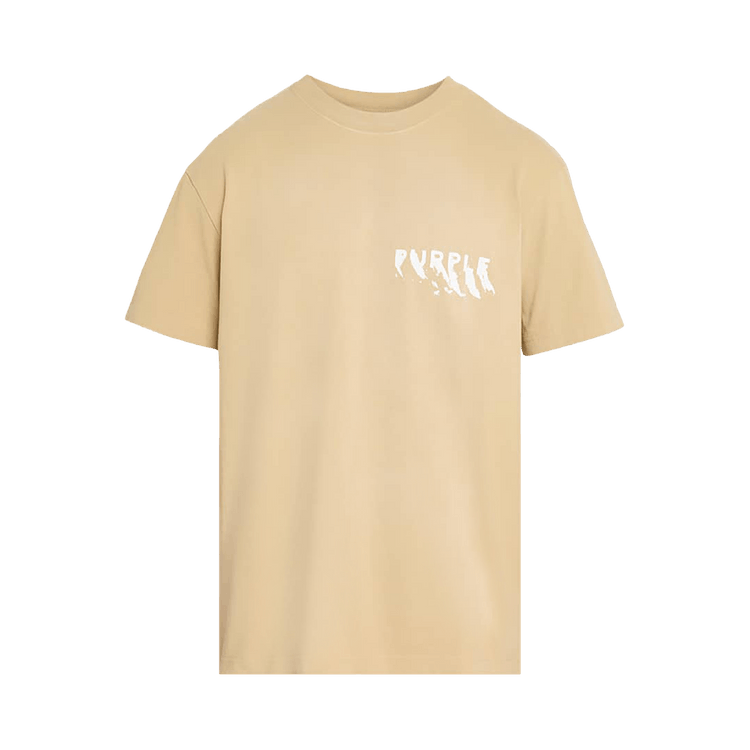 PURPLE BRAND Heavyweight Jersey Short-Sleeve T-Shirt "Tan"