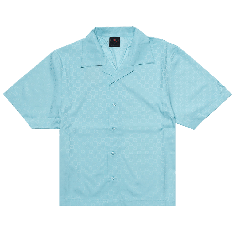 Air Jordan Essentials Short-Sleeve Button Up Shirt "Blue"