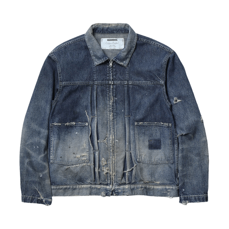 Neighborhood Savage LW Denim Zip Jacket "Indigo"