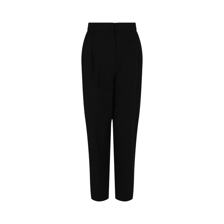 Alexander McQueen Pleated Tapered Trousers "Black"