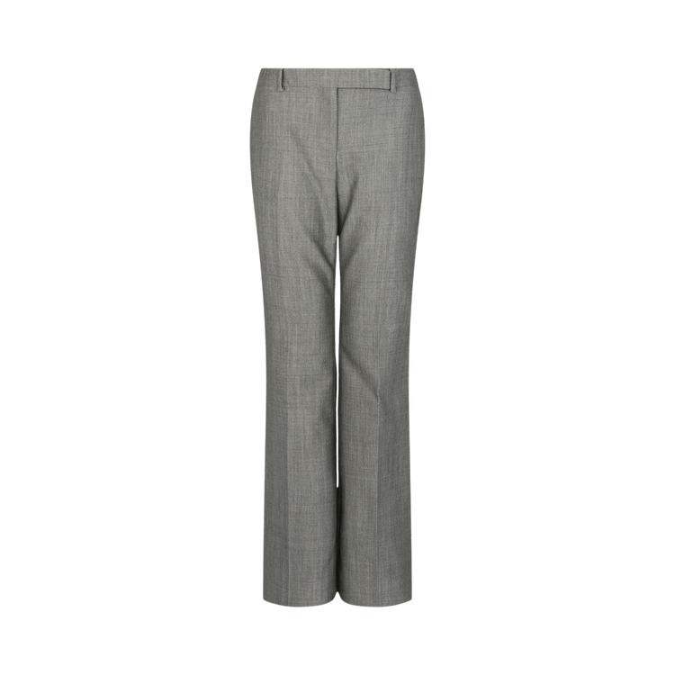 Alexander McQueen Wool Blend Bootcut Pants "Grey"