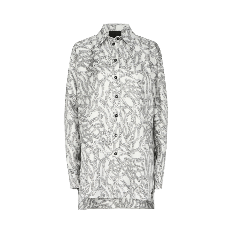 Givenchy Long-Sleeve Button-Up Shirt "Grey"