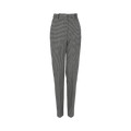 Alexander McQueen Houndstooth Wool Pants "Black/Ivory"