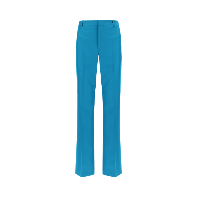 Balenciaga High-Waist Tailored Flared Pants "Blue"