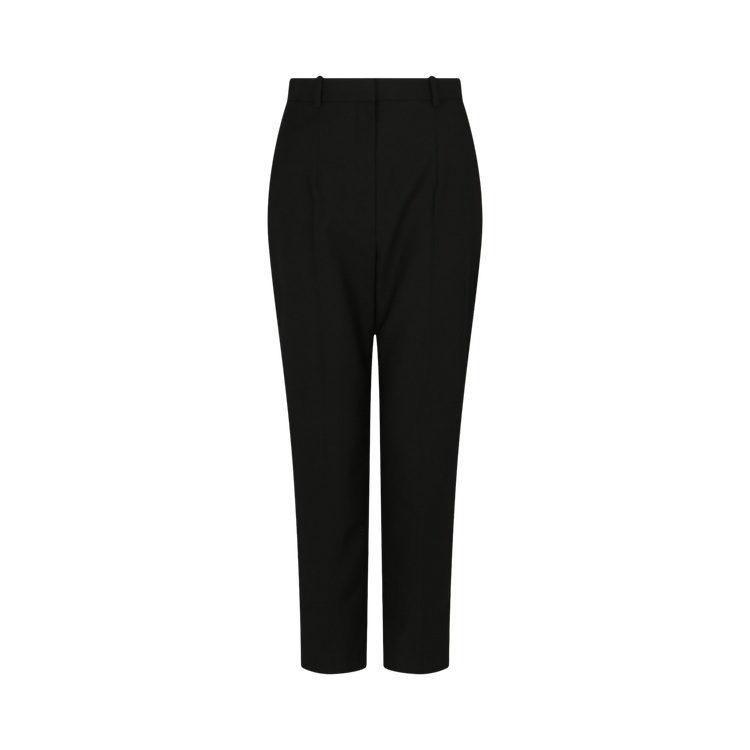Alexander McQueen High-Waist Wool Pants "Black"