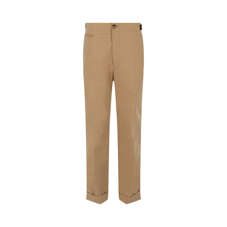 Alexander McQueen Twill Chino Pants "Beige"
