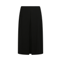 Ferragamo Pleated Midi Skirt "Black"