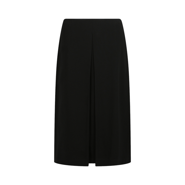 Ferragamo Pleated Midi Skirt "Black"