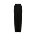 Ferragamo High-Waisted Wide-Leg Pants "Black"