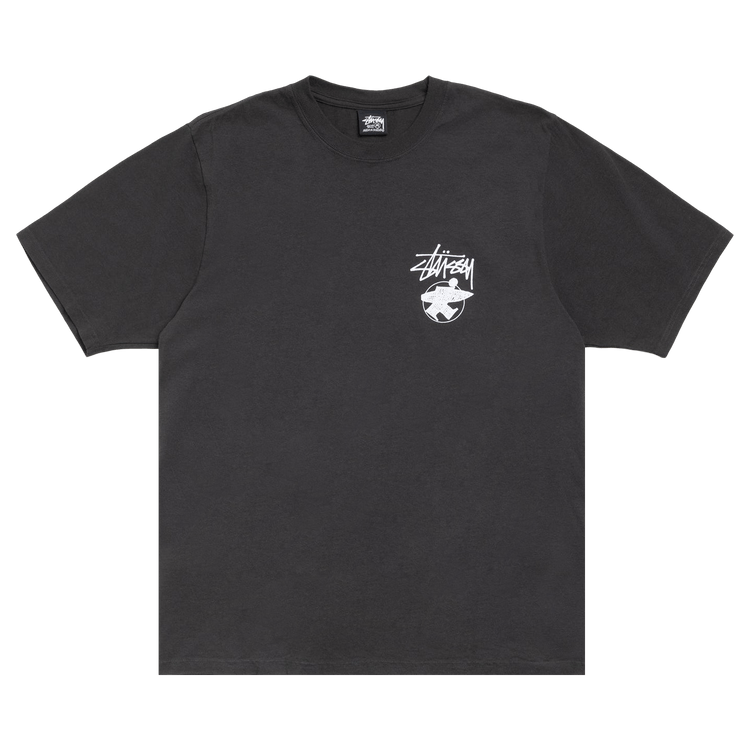 Stussy Long Haul Tee Pigment Dyed "Faded Black"