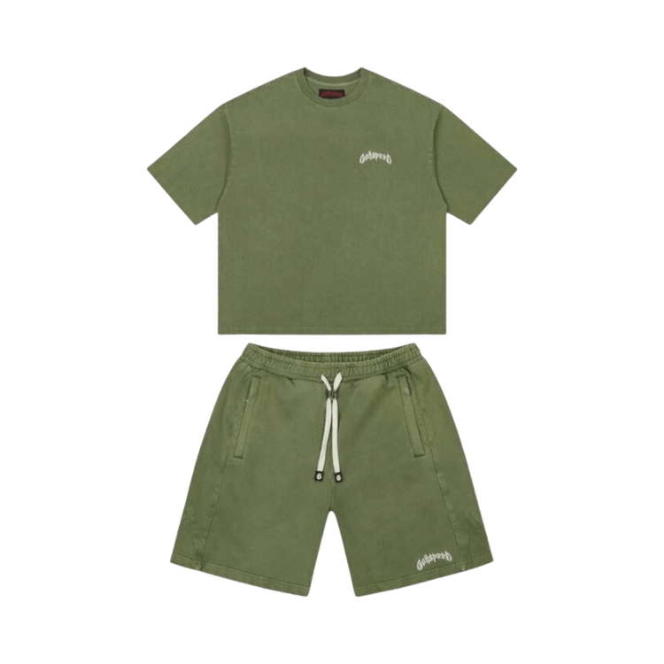 Godspeed Vital Shorts Set "Olive Washed"