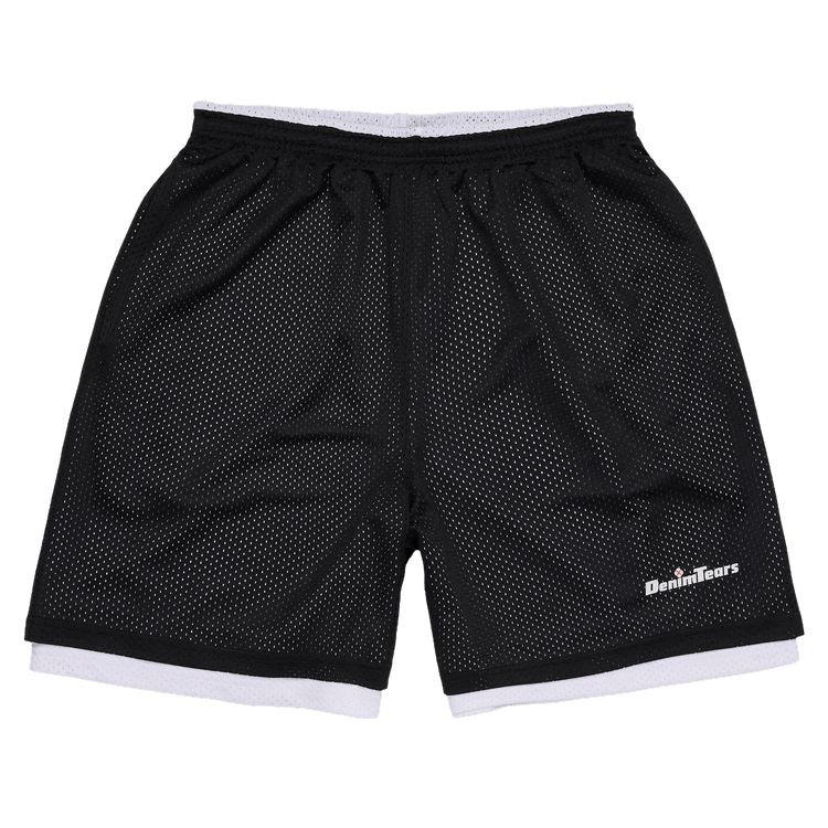 Denim Tears Dt Sport Double Layer Mesh Short "Black"