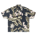 Stussy Hawaiian Floral Short-Sleeve Shirt "Black"