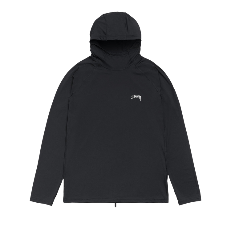Stussy Hooded Rash Guard "Black"