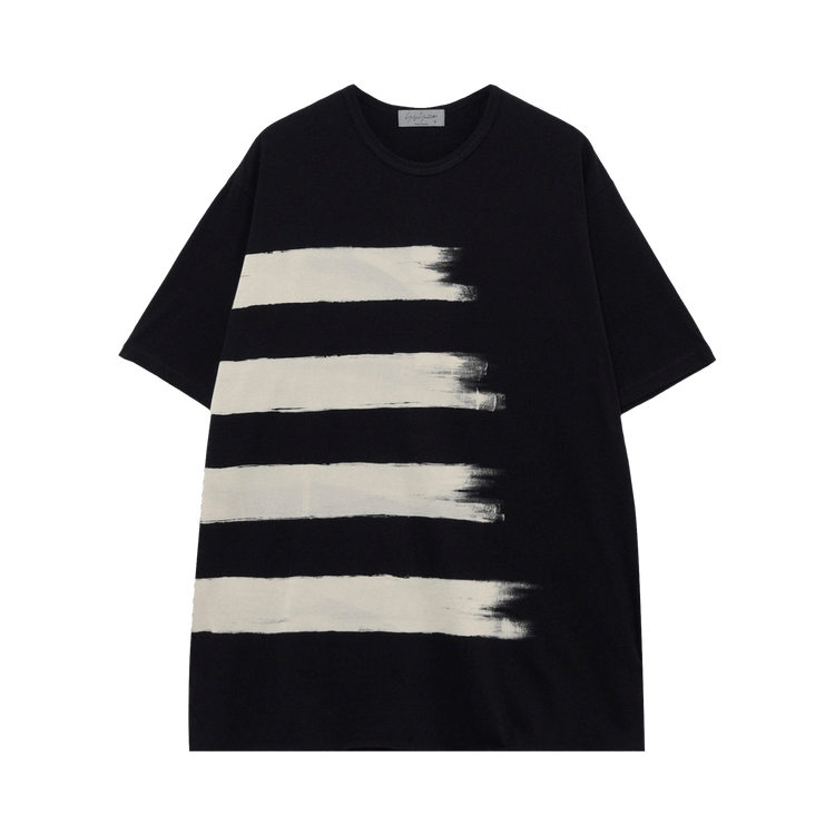 Yohji Yamamoto Round Neck Short-Sleeve T-Shirt "Black"