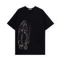 Yohji Yamamoto Cotton Single Jersey Round Neck Short-Sleeve T-Shirt "Black"