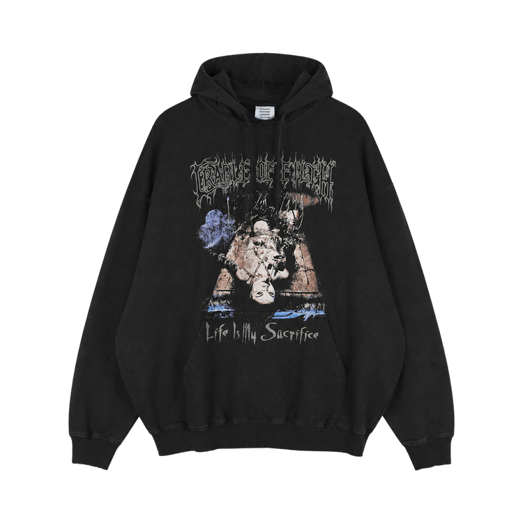 Vetements COF Sacrifice Hoodie "Washed Black"