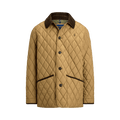 Polo Ralph Lauren Polyester Poly Quilted Beaton Barn Jacket "Honey Brown"