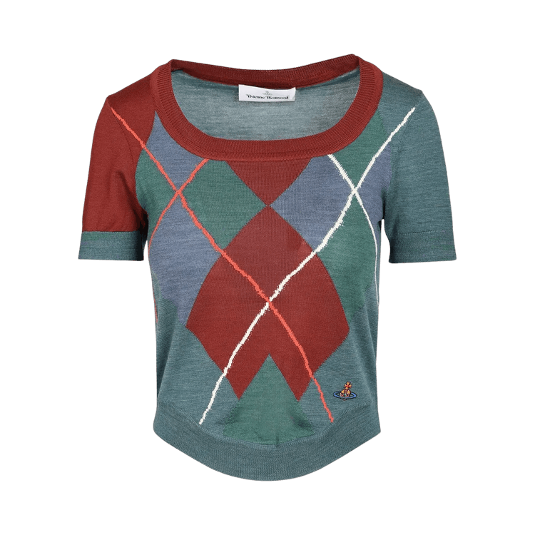 Vivienne Westwood Argyle Bodice Tee "Multicolor"