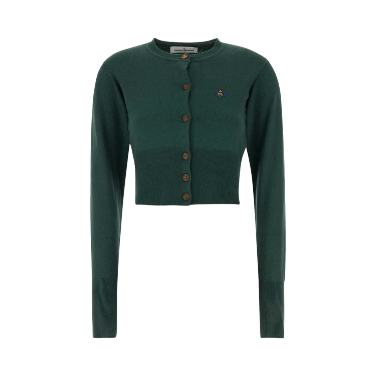 Vivienne Westwood Bea Cropped Cardigan "Woodland"