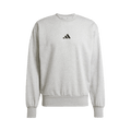 Adidas Essentials Feelcozy Fleece Sweatshirt "Medium Grey Heather / Black"
