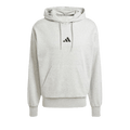 Adidas Essentials Feelcozy Fleece Hoodie "Medium Grey Heather / Black"