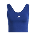 Adidas Essentials Small Logo Cotton Lifestyle Tank Top "Dark Blue / White"