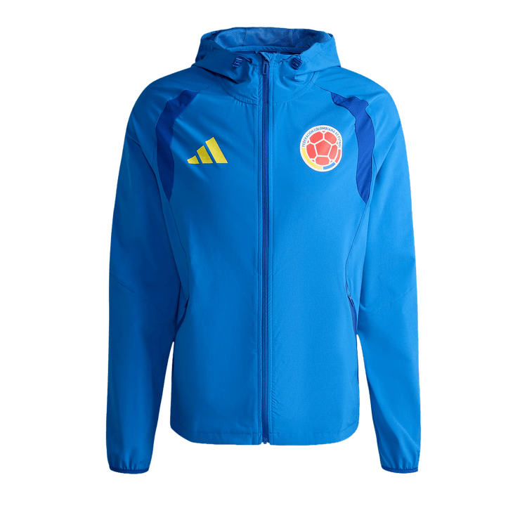 Adidas Colombia Tiro Travel Full Zip Windbreaker "Bright Royal"