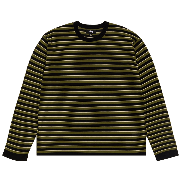 Stussy Lightweight Stripe Sweater "Black"