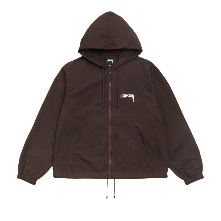 Stussy Waxed Cotton Beach Shell "Brown"