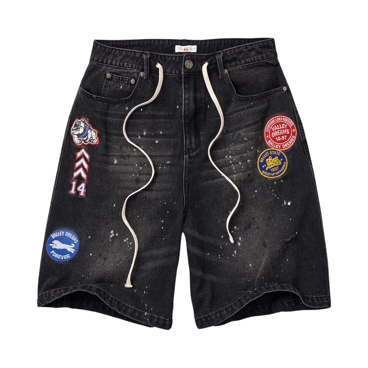 Vale Forever Paradise Jorts "Black"