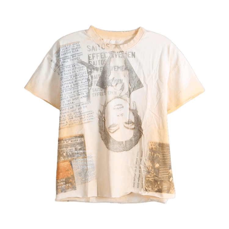 SAITOS She Doesn't Cry Tee 'Cream'