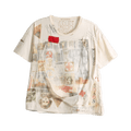 SAITOS Fallen Empire Patch Tee "Cream"