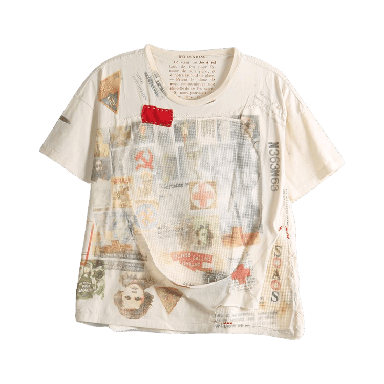 SAITOS Fallen Empire Patch Tee "Cream"