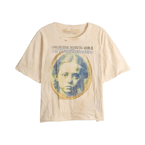 SAITOS Analog Soul Short-Sleeve Tee "Cream"