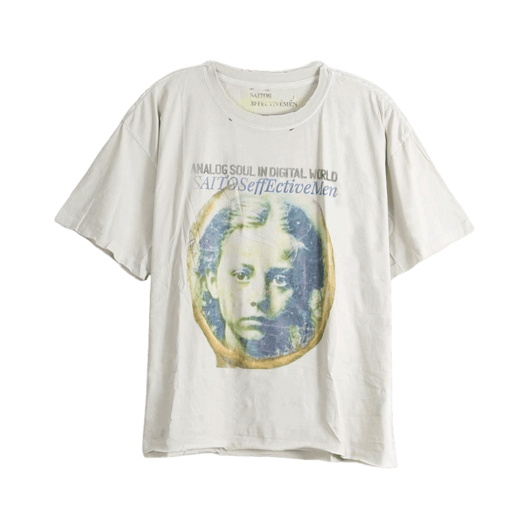 SAITOS Analog Soul Short-Sleeve Tee "White"