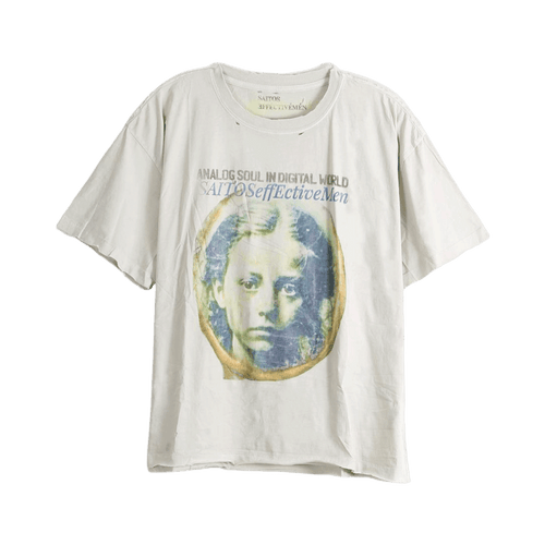 SAITOS Analog Soul Short-Sleeve Tee "White"