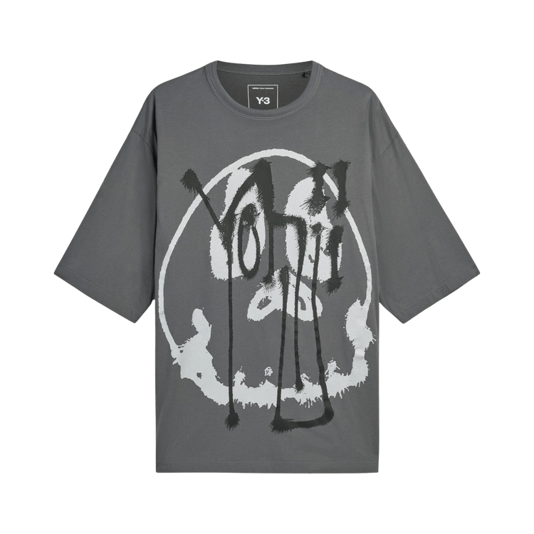 Yohji Yamamoto Pour Homme x Adidas Skull GFX Short-Sleeve Tee "Grey"