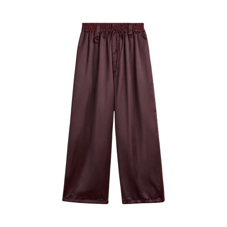 Yohji Yamamoto Pour Homme x Adidas Satin Gradient 3-Stripes Track Pants "Red"